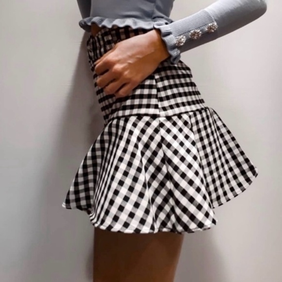 ZARA High-waisted skort S NWT - Picture 2 of 4